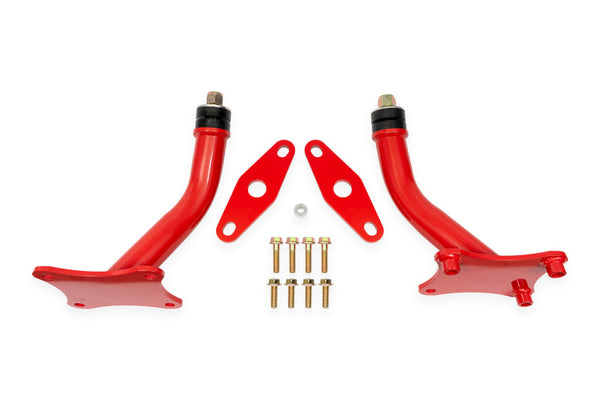 BMR Ensemble de supports moteur avec coussinets pleins 16-24 Chevrolet Camaro (6e génération) - rouge