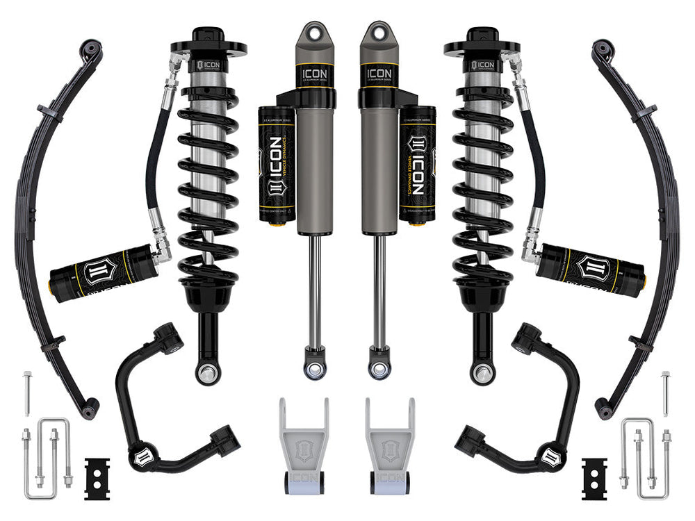 Icon Vehicle Dynamics 2021-2023 F150 Tremor 4Wd 2.53In Stage 3 Suspension Sys Tubular Upper Control Arm/Leaf Pack