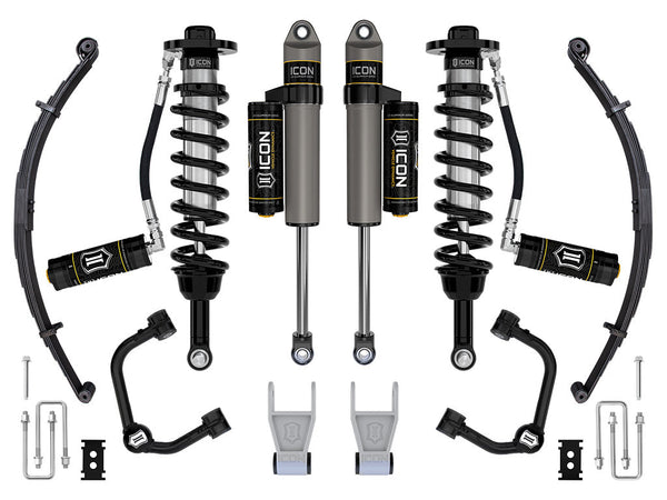 Icon Vehicle Dynamics 2021-2023 F150 Tremor 4Wd 2.53In Stage 3 Suspension Sys Tubular Upper Control Arm/Leaf Pack