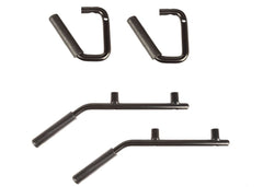 Rugged Ridge Steel Grab Handles F/R Kit Blk - 0718 JK/Jku