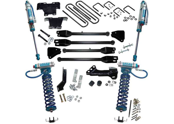 Superlift 2017-2022 Ford F250/F350 Super Duty 4Wd 4In King Edit 4Link Lift Kit with Frt C/Overs/Reservoir Rear Shock