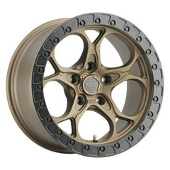 Weld Off-Road Roue Ledge 5 20x10 5x127 ET-18 BS 4.75 71.5 - bronze satiné / anneau noir satiné
