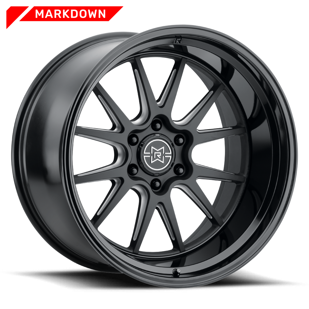 Method Race Wheels Mr802 Raised 20X9 12Mm Os 8X170 125Mm Cb Double Black Milled (MR80229087512N)