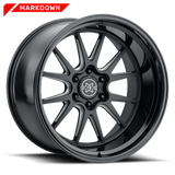 Method Race Wheels Mr802 Raised 22X10 18Mm Os 6X135 87Mm Cb Double Black Milled