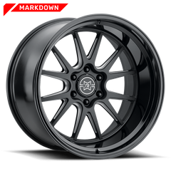 Method Race Wheels Mr802 Raised 20X10 18Mm Os 8X180 124.1Mm Cb Double Black Milled (MR80221088518N)
