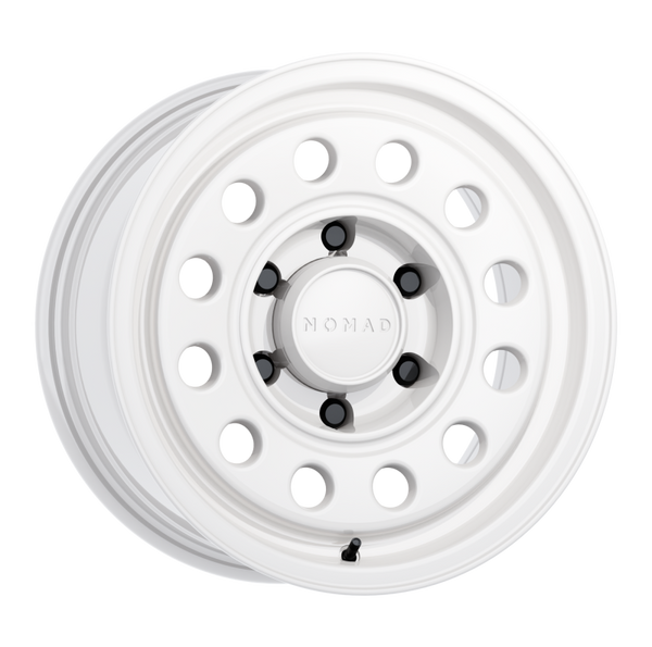 Nomad N501SA Convoy 16x8in / 5x139.7 BP / -10mm Offset / 106.5mm Bore - Gloss White Wheel