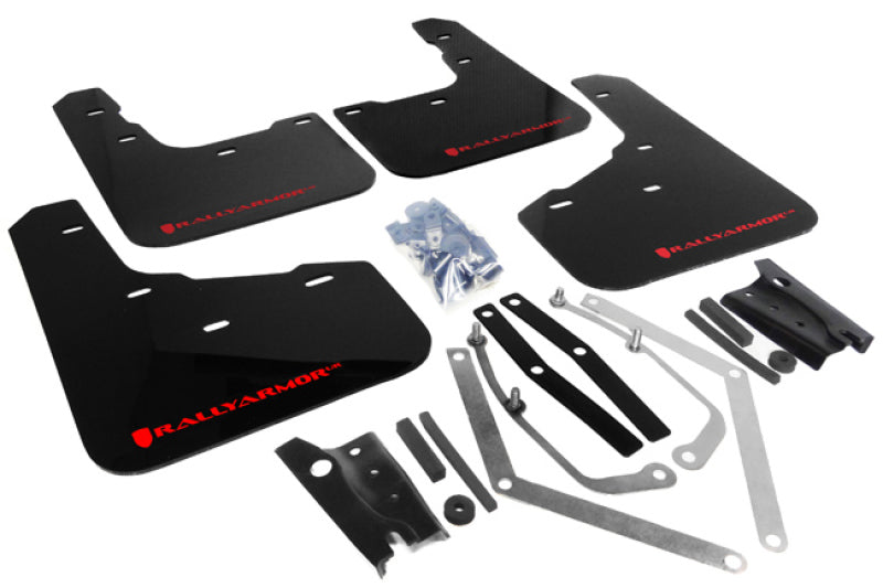 Rally Armor Garde-boue UR 13-19 Ford Fiesta ST - noir avec logo rouge