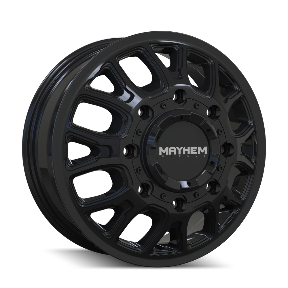 Mayhem Cogent Dually (8107D) Gloss Black 17X6.5 8-200 125MM 142MM 8107D-7677BF