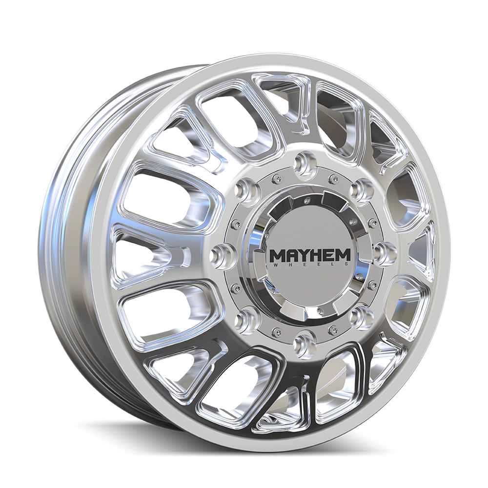Mayhem Cogent Dually (8107D) Polished 17X6.5 8-210 125MM 154.2MM 8107D-7679FP