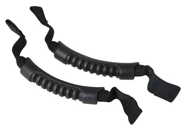 Rugged Ridge Grab Handle Kit Front Headrest Mounted Black - 0719 Wrangler/Gladiator