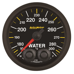 AutoMeter Gauge, Water Temp, 2 1/16", 100-300°F, Stepper Motor W/Peak & Warn, Nascar Can