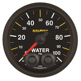 GAUGE, WATER PRESS, 2 1/16", 100PSI, STEPPER MOTOR W/PEAK & WARN, NASCAR CAN (8168-05702)