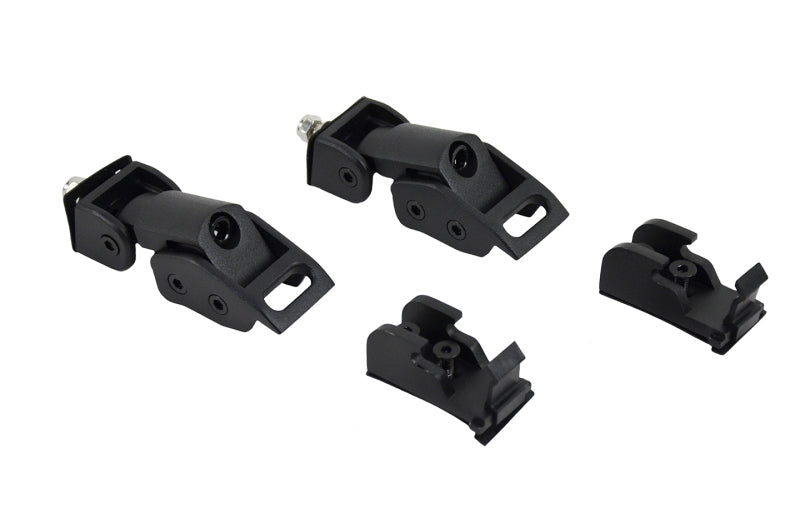 Kentrol Ensemble de loquets de capot 97-06 Jeep Wrangler TJ - noir texturé