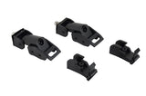 Kentrol Ensemble de loquets de capot 97-06 Jeep Wrangler TJ - noir texturé