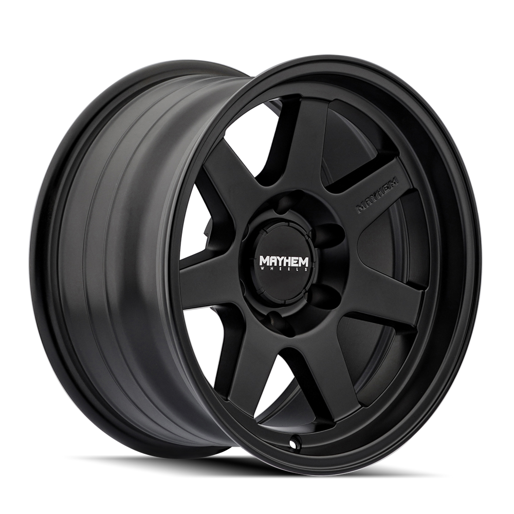 Mayhem Convoy 8307 Satin Black 17X9 6-135 -6MM 87.1MM 8307-7936MB