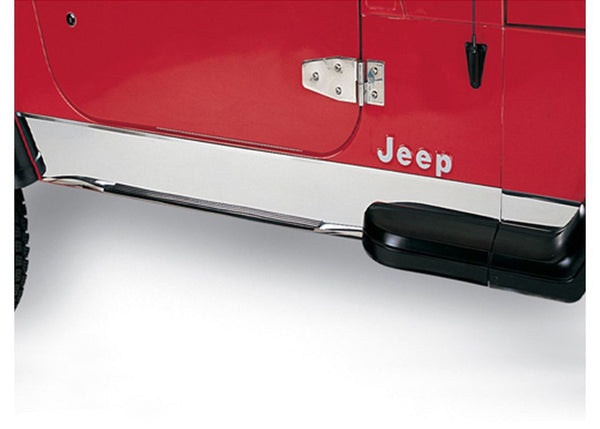 Rugged Ridge Rocker Panel Pair Stainless TJ 9706