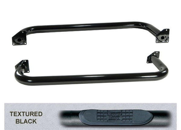 Rugged Ridge Nerf Bars — 1997-2006 Jeep Wrangler (11591.04)