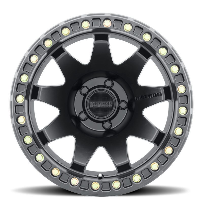 Method Roue MR108 17x9 déport -44mm 8x170 alésage 130.81mm - noir mat avec BH-H24