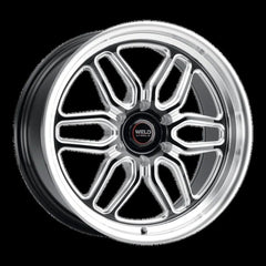 Weld Racing Roue 17x7 Laguna Drag 6x135 ET20 BS4.8 diamètre 87.1 - noir brillant usiné