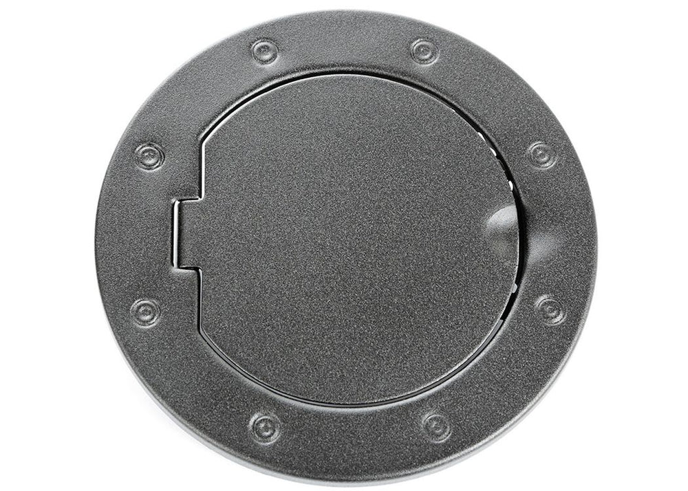 Rugged Ridge Nonlocking GAS CAP DOOR Textured BLACK - 0717 JK