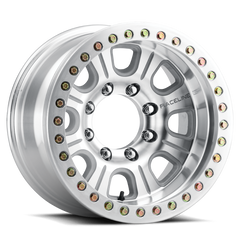Raceline Roue à verrouillage de talon RT233 Monster 17x9.5 po / 5x127 / déport -19mm / alésage 83.82mm - usiné
