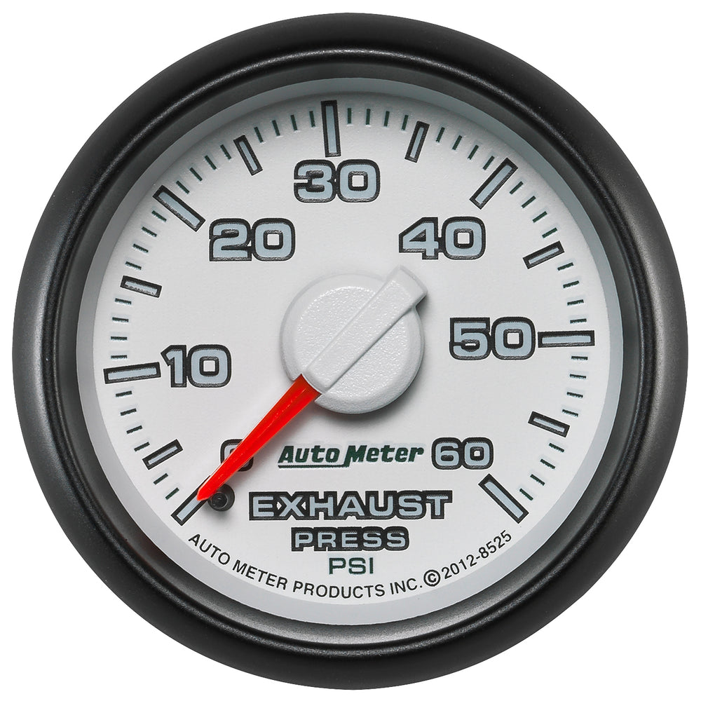 AutoMeter 2-1/16" Exhaust Pressure, 0-60 PSI, Gen 3 Dodge Factory Match — 10"