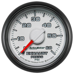 AutoMeter 2-1/16" Exhaust Pressure, 0-60 PSI, Gen 3 Dodge Factory Match — 10"