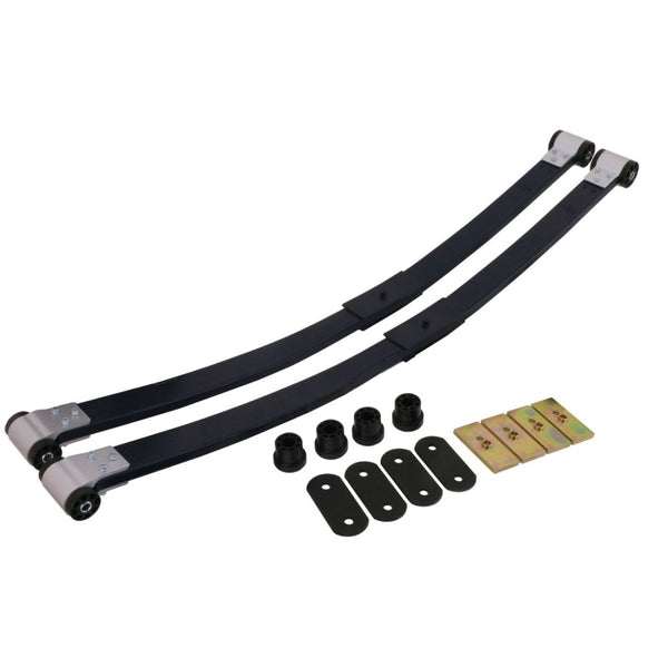 Ridetech Ressorts à lames composites avec coussinets Delrin, jumelles et boulons en U — 70-81 GM F-Body (11174800)