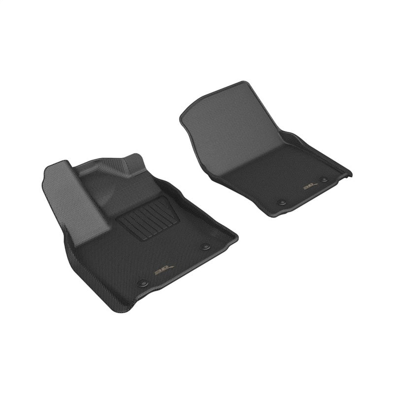 3D MAXpider Protège-plancher de 1re rangée Kagu 2022 Toyota Tundra Crew Max - noir