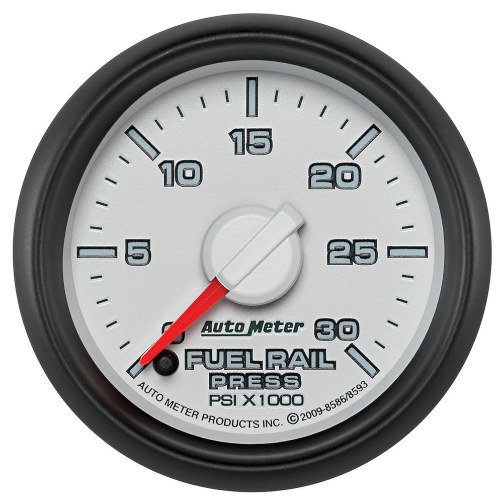 AutoMeter 2-1/16" Fuel Rail Pressure, 0-30K PSI, Gen 3 Dodge Factory Match (8593)