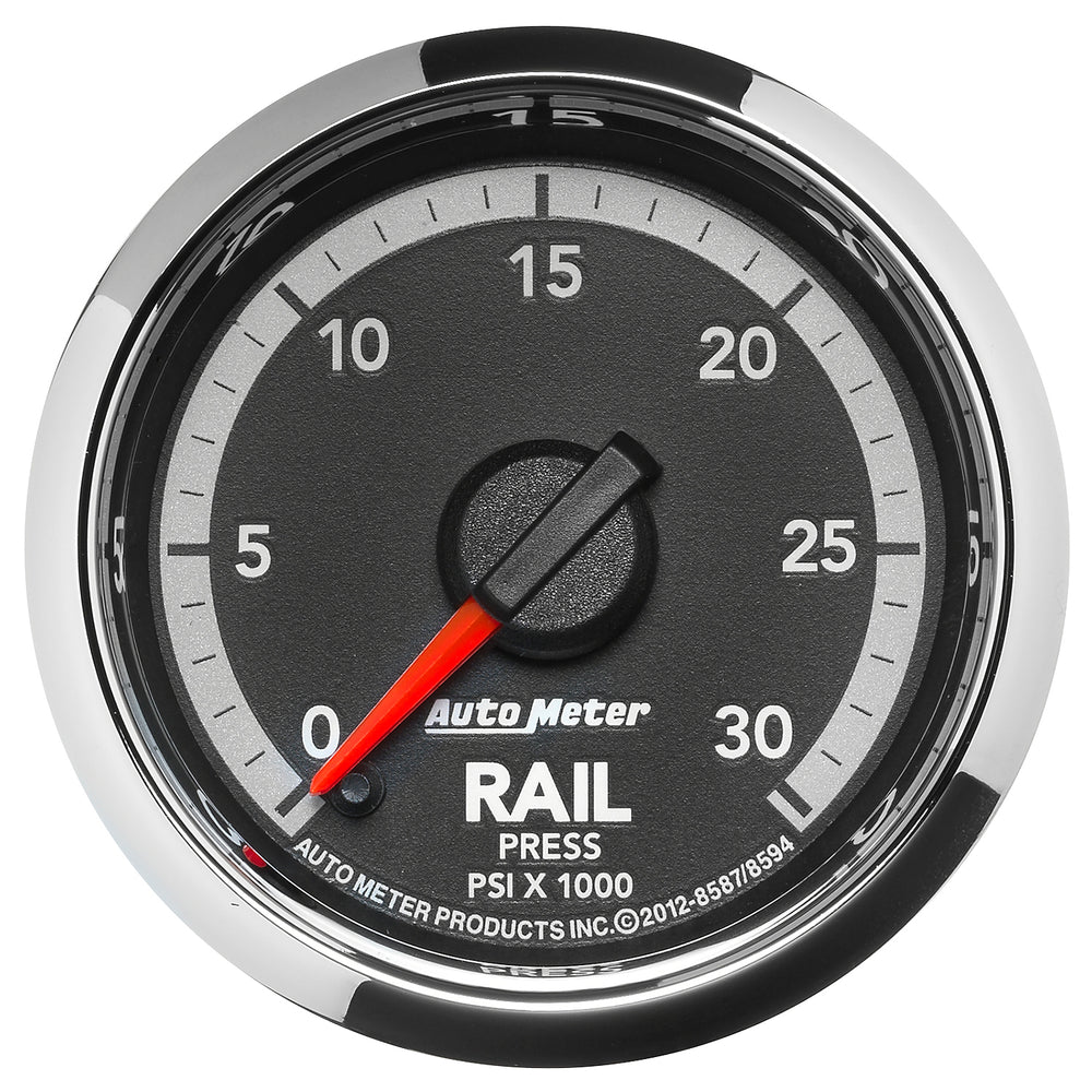 AutoMeter 2-1/16" Fuel Rail Pressure, 0-30K PSI, Gen 4 Dodge Factory Match