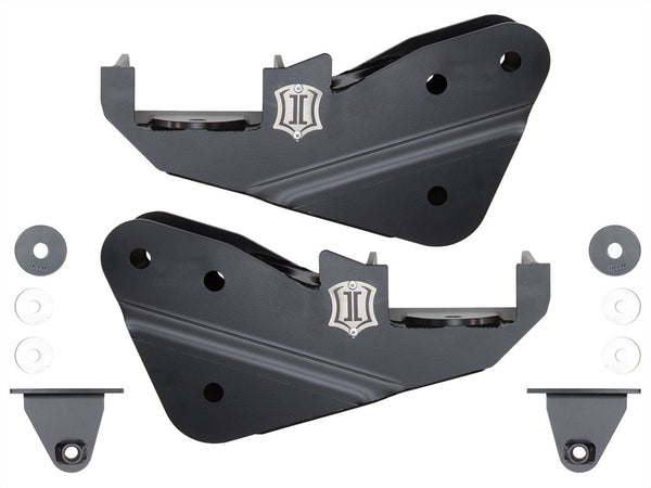 ICON Vehicle Dynamics 17Up Fsd Radius Arm Drop Kit — 2017-2022 Ford F-250 / F-350 Super Duty, 4WD (64055)