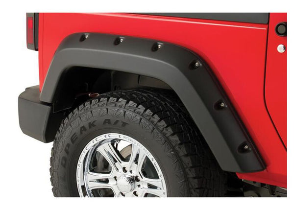 Bushwacker 0306 Avlanche 78.8/97.8IN BED Black FF MAX Pocket Style 2PC REAR (40096-02)