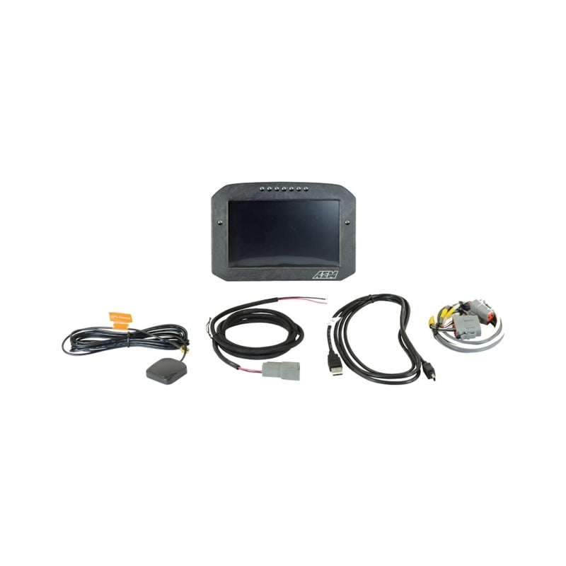 AEM CD-7G Carbon Flush Digital Dash Display w/ Internal 20Hz GPS & Antenna