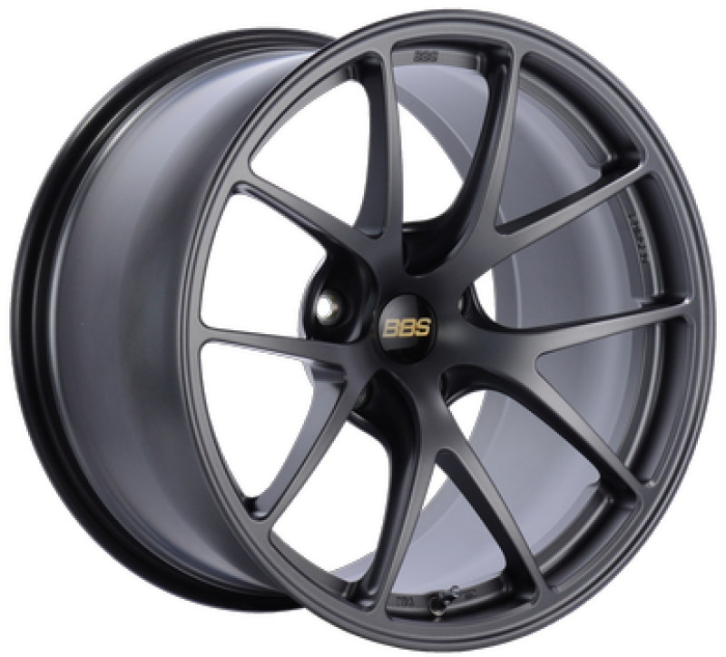 BBS RI-A 18x9.5 5x120 ET23 Matte Gray Wheel -82mm PFS/Clip Required