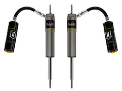 ICON 1997-2023 Nissan Patrol Y61, 0-2.5" Lift, Front, V.S. 2.5 Aluminum Series Shock Absorbers, Remote Reservo (87842P)