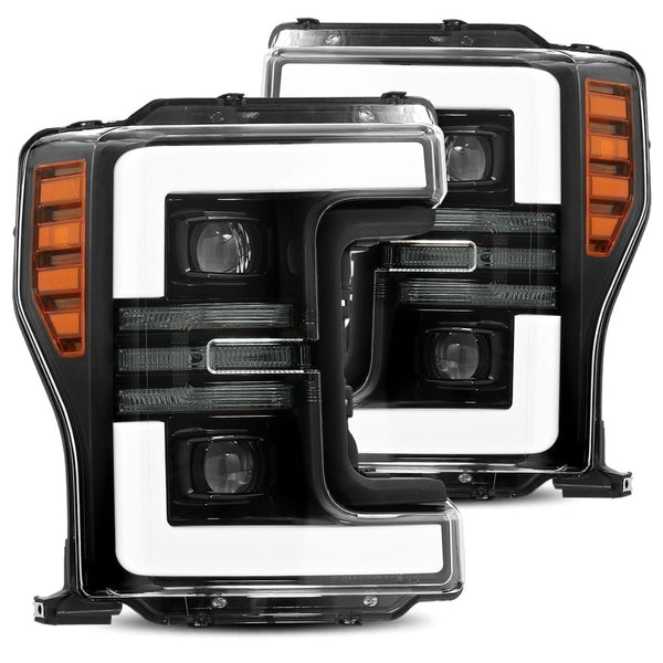 AlphaRex Projector Headlights Plank Style Design Gloss Black - 880108