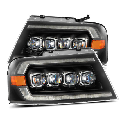 AlphaRex LED Projector Headlights in Black - 880128