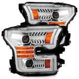 AlphaRex Projector Headlights Plank Style Design Chrome - 880157