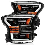 AlphaRex Projector Headlights Plank Style Design Chrome - 880158