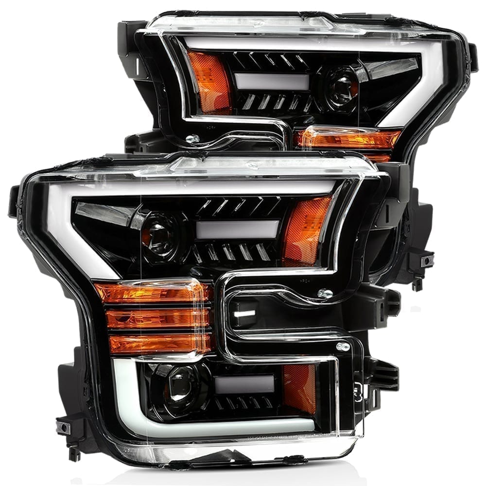 AlphaRex Projector Headlights Jet Black - 880168