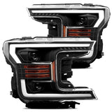 AlphaRex Projector Headlights Plank Style Design Matte Black - 880186