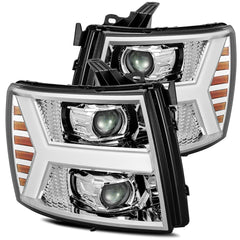 AlphaRex Projector Headlights Plank Style Design Chrome - 880204
