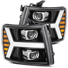 AlphaRex Projector Headlights Plank Style Design Gloss Black - 880206