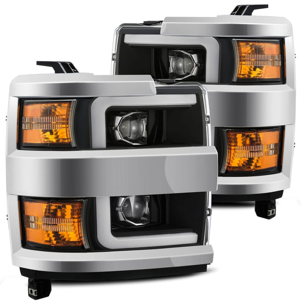 AlphaRex Projector Headlights Black — 2015-2019 Chevy 2500HD (880224)