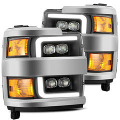 AlphaRex LED Projector Headlights in Black - 880227