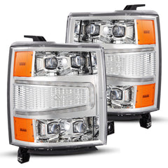 AlphaRex LED Projector Headlights in Chrome - 880240