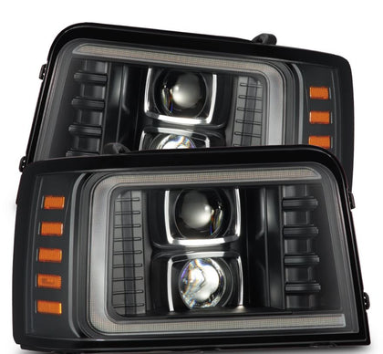 AlphaRex Projector Headlights Plank Style Design Black - 880266