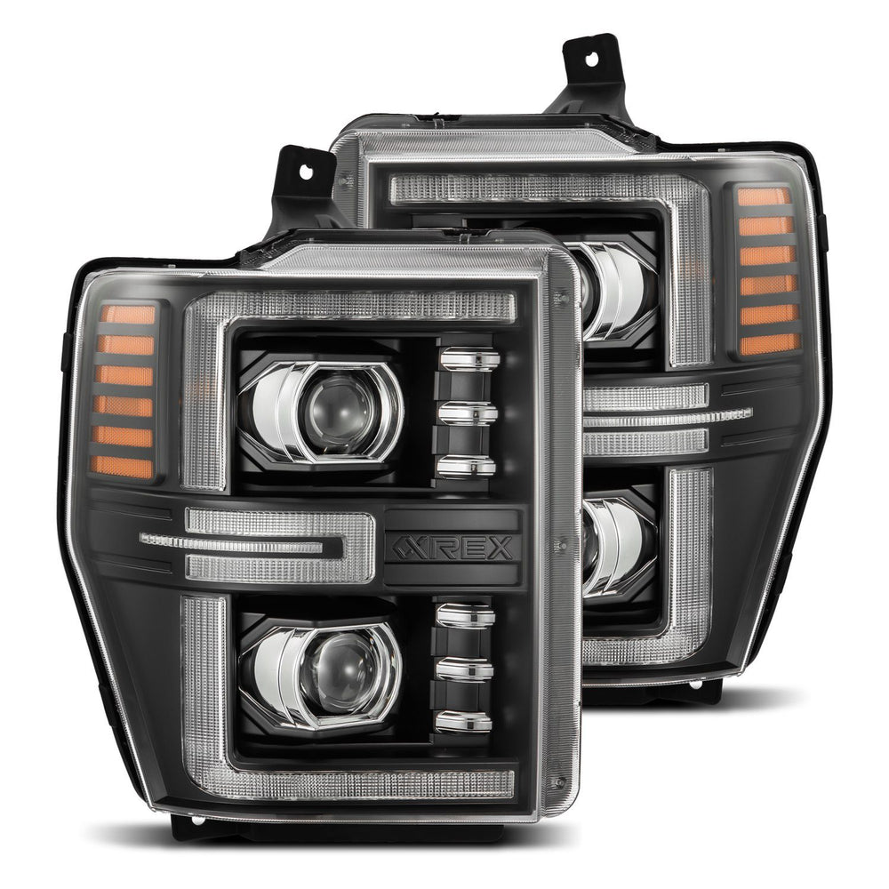 AlphaRex LED Projector Headlights in Black - 880312