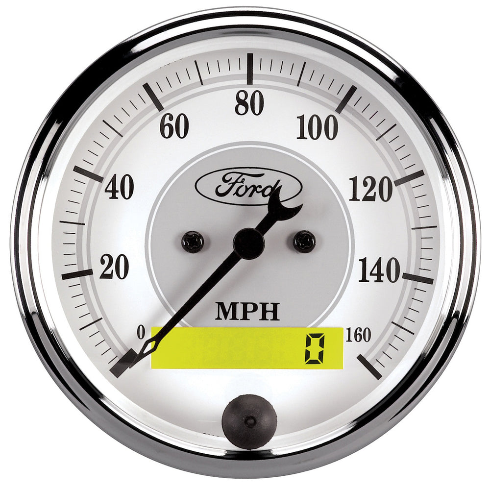 AutoMeter 3-1/8" Speedometer, 0-160 MPH, Ford Masterpiece